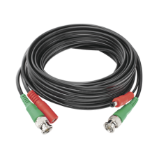 Cable Coaxial (BNC RG59) + Alimentación / SIAMES / 5 Metros (16.40 Pies) / 100% Cobre / Para Cámaras 4K / Uso Interior y Exterior