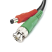 Cable Coaxial (BNC RG59) + Alimentación / SIAMES / 5 Metros (16.40 Pies) / 100% Cobre / Para Cámaras 4K / Uso Interior y Exterior