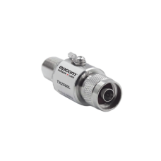 Protector de Línea Coaxial, tipo tubo de gas y paso de C.D., para 0-2.5 GHz, 750W y 0.2 dB de Perdida por Inserción