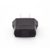 Adaptador de enchufe europea a americano, Calidad PREMIUM @ 6 A ; 110 - 250 Vca