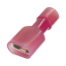 Terminal hembra aislada completa / Baterías con terminal macho F1 / para cables 22-16 AWG / Paquete de 25 piezas