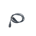 Cable con Conector Macho  ahembra (Pigtail) | Forro negro |  Alimentación para Vcc | Polarizado | Largo 1 metro | Calibre 22AWG.