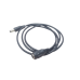Cable con Conector Macho  ahembra (Pigtail) | Forro negro |  Alimentación para Vcc | Polarizado | Largo 1 metro | Calibre 22AWG.