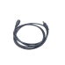 Cable con Conector Macho  ahembra (Pigtail) | Forro negro |  Alimentación para Vcc | Polarizado | Largo 1 metro | Calibre 22AWG.
