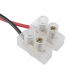 Cable de Alimentación con Conector Macho a Bloque de Terminal Atornillable / Calibre 18 AWG / Longitud 28.5 cm (11.22 Pulgadas) / Ideal para Alimentación de Cámaras
