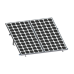 Montaje para 2 Paneles Solares, Riel 