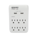 Multicontacto de Pared 110 Vca / Supresor de Picos 1080 Joules / 6 x Nema 5-15P / 2 x USB (5V @3.4A)