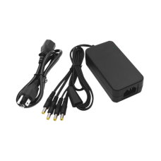 Fuente de Poder de 4 Salidas tipo Jack Macho de 12 Vcc / 5 Amper