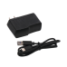 Adaptador de pared de 5 Vcc, @ 3 A con micro-USB tipo C