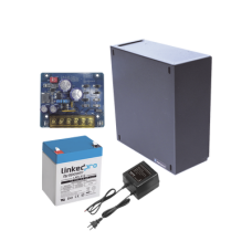 Kit con fuente PLB2 con salida de 12 Vcc a 1.5 Amper, incluye transformador y batería de 12 V a 5.5 Amper Kit con fuente PLB2 con salida de 12 Vcc a 1.5 Amper, incluye transformador y batería de 12 V a 5.5 Amper