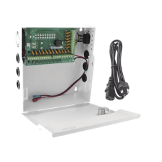 Fuente de Poder Profesional de 12 Vcc @ 20 A / Soporta 18 Cámaras / Capacidad de Batería de Respaldo (No Incluida) / Voltaje de Entrada de 96-264 Vca