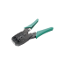 Pinzas para plegar (Ponchadoras) cables RJ11, RJ12, RJ45 telefónicos y cables de red Cat5e, Cat6, Cat6a y con Cavidades para 4, 6 y 8 conductores.