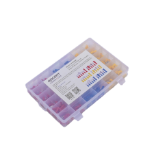 Juego de 580 pzas. Terminales Variadas con Forro y Caja de Almacenamiento.