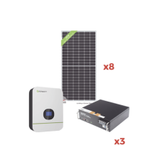 Kit de Energia Solar para Minisplit 110Vca Max.1400W Kit de Energia Solar para Minisplit 110Vca Max.1400W