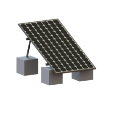 Montaje para Panel Solar, Riel 