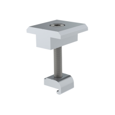 Sujetador Intermedio 30 mm para montaje de paneles solares en riel7