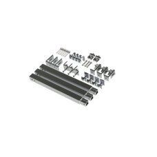 Caja de accesorios de aluminio  anodizado para montaje VEKTOR8R3M , arreglo 1X4 para techo