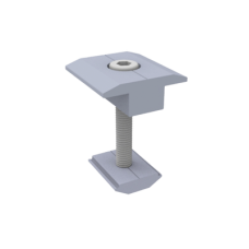 Sujetador Intermedio 30 mm para montaje de paneles solares en riel 5 Y 8 