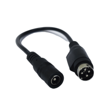 Adaptador Universal DC Hembra a Minidin 4 Pines Macho / Recomendado para DVR´s epcom / HIKVISION