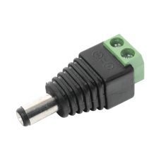 Adaptador Macho Tipo Jack de 3.5 mm (0.14 Pulgadas) Polarizado de 12 Vcc / Terminales Tipo Tornillo / Polarizado (+/-) / Ideal para Cámaras de Video Vigilancia Adaptador Macho Tipo Jack de 3.5 mm (0.14 Pulgadas) Polarizado de 12 Vcc / Terminales Tipo Tornillo / Polarizado (+/-) / Ideal para Cámaras de Video Vigilancia