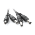 Cable con Conector Jack Hembra de 3.5 mm con 4 Salidas de Jack Macho (Divisor de Energía) / Tipo Pulpo / 4 Conectores Macho / 1 Conector Hembra / Jack de 3.5 mm