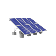 Montaje para Panel Solar, Riel de 2100mm para Módulos con Espesor de 40mm, Velocidad de Viento Máx. 151km/h