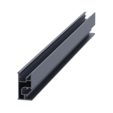 Riel 7 4200mm aluminio anodizado para montaje de módulos fotovoltaicos