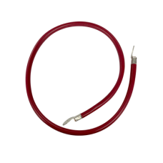 Cable para Baterías  1 m, Rojo, Calibre 2 AWG con Terminales de Ojo en Ambos Extremos