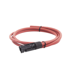 Cable Fotovoltaico, 1.5 m, Rojo, Calibre 10 AWG con Terminal MC4-M en un Extremo