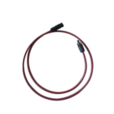 Cable Fotovoltaico, 1 m, Rojo, Calibre 10 AWG con Terminal MC4-M en ambos extremos