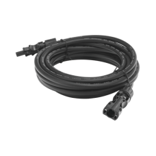 Cable Fotovoltaico 2.5 m, Negro, Calibre 10 AWG con Terminales MC4 en Ambos Extremos