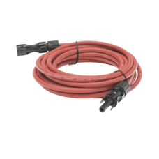 Cable Fotovoltaico, 2.5 m, Rojo, Calibre 10 AWG con Terminal MC4-M en Ambos Extremos
