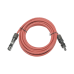 Cable Fotovoltaico, 2.5 m, Rojo, Calibre 10 AWG con Terminal MC4-M en Ambos Extremos