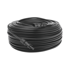 Cable Fotovoltaico 100 m, Negro, Calibre 10 AWG con Terminales MC4 en Ambos Extremos