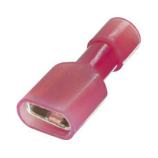 Terminal hembra aislada completa / Baterías con terminal macho F1 / para cables 22-16 AWG / Paquete de 25 piezas