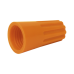 Capuchón roscable / 12 AWG / Naranja / Paquete de 25 piezas.