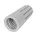 Capuchón roscable / 18 AWG / Gris / Paquete de 25 piezas.