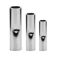 Conector a tope / Sin aislar / 16 - 14 AWG / Sin color / Paquete de 25 piezas. Conector a tope / Sin aislar / 16 - 14 AWG / Sin color / Paquete de 25 piezas.