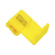 Conector rápido / 12 - 10 AWG / Amarillo / Empalme seguro y rápido sin pelar cables / Paquete de 25 piezas. Conector rápido / 12 - 10 AWG / Amarillo / Empalme seguro y rápido sin pelar cables / Paquete de 25 piezas.