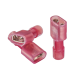 Terminal hembra aislada completa / Baterías con terminal macho F1 / para cables 22-16 AWG / Paquete de 25 piezas