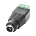 Adaptador Hembra Tipo Jack de 3.5 mm Polarizado de 12 Vcc / Terminales Tipo Tornillo / Polarizado (+/-) / Ideal para Cámaras de Video Vigilancia