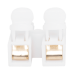 Conector tipo PUSH de 2 Contactos / Para una Conexión Rápida / Puentes de Cables