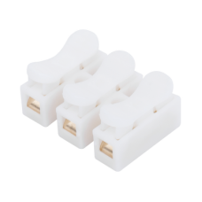 Conector tipo PUSH de 3 Contactos / Para una Conexión Rápida / Puentes de Cables Conector tipo PUSH de 3 Contactos / Para una Conexión Rápida / Puentes de Cables