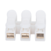 Conector tipo PUSH de 3 Contactos / Para una Conexión Rápida / Puentes de Cables