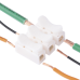 Conector tipo PUSH de 3 Contactos / Para una Conexión Rápida / Puentes de Cables