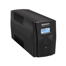 UPS Con Más Potencia de 600VA / 360 W Con Display LCD y Regulador de Voltaje AVR, 4 Contactos NEMA 5-15R, Batería 7 Ah y Puertos RJ45 y USB