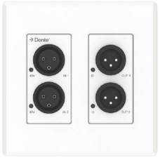 Extensor de Audio Analógico XLR a Dante® | 2 Entradas y 2 Salidas | Conversión Digital de Audio | PoE IEEE 802.3af | Phantom Power 48V | Latencia Configurable 1-5ms | Rango Dinámico >90dB Extensor de Audio Analógico XLR a Dante® | 2 Entradas y 2 Salidas | Conversión Digital de Audio | PoE IEEE 802.3af | Phantom Power 48V | Latencia Configurable 1-5ms | Rango Dinámico >90dB