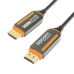 Cable HDMI de Fibra Óptica de 15 Metros (49.21 Pies) | Alta Definición | Versión 2.0 | Alta Velocidad 18Gbps | 4K@60Hz | HDCP 2.2 | Resistente a EMI y RFI