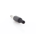 Conector macho de 6,3 mm con funda de plastico (estereo)