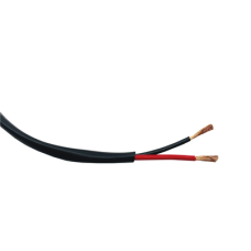 Bobina de 152 Metros (500 Pies) / 16AWG 2 Conductores / Cable Profesional de ALTA FIDELIDAD 100% Cobre / Exterior / Direct Burial / Color Negro / Para Aplicaciones de Audio, Control de Acceso y Automatización